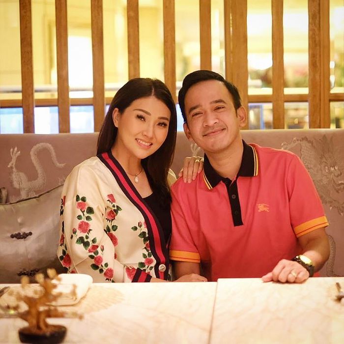 Ruben Onsu melepas rindu dengan Sarwendah