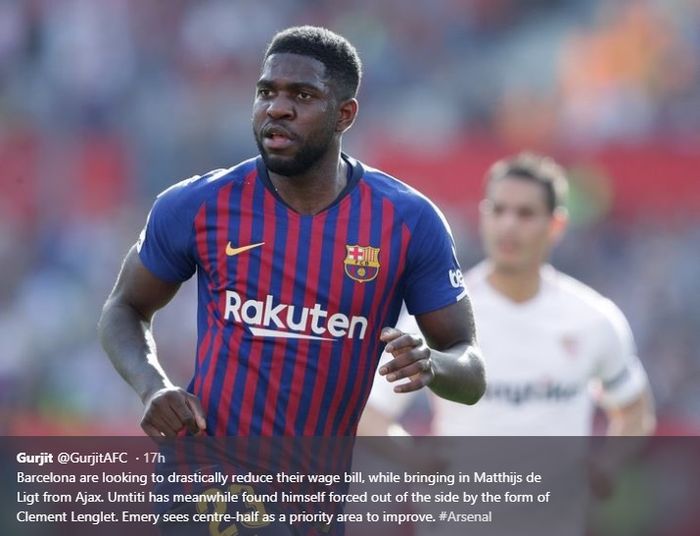 Bek tengah Barcelona, Samuel Umtiti