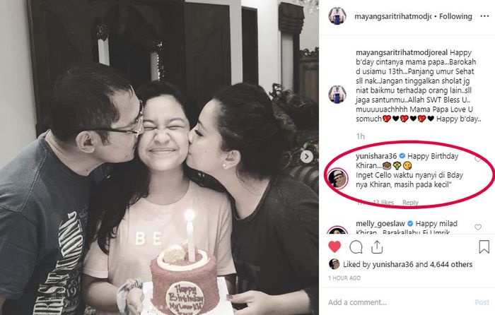 Tepat di ulang tahun putri semata wayang Mayangsari, Yuni Shara justru mengungkit masa lalu.