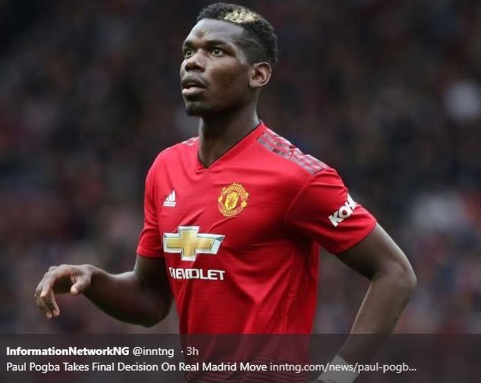 Pemain tengah Manchester United, Paul Pogba