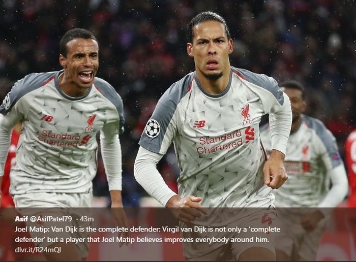 Joel Matip dan Virgil van Dijk