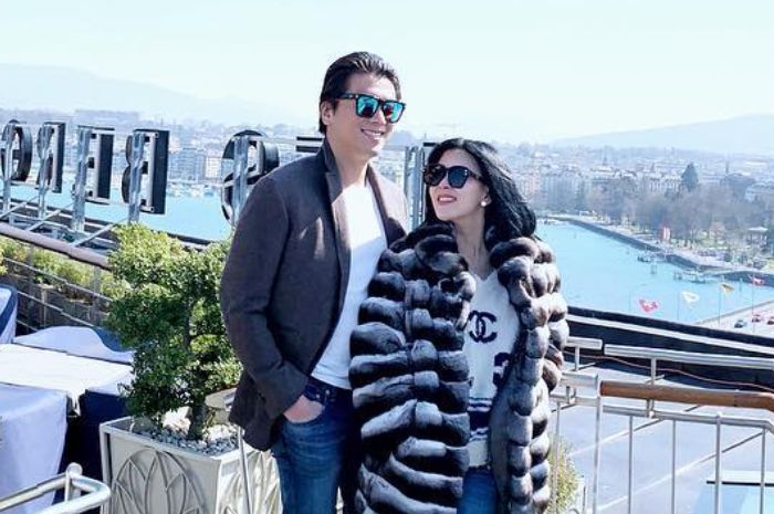 Syahrini berlibur di Swiss dengan Reino Barack