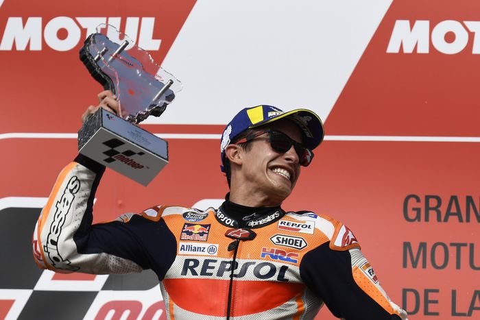 Pembalap Repsol Honda, Marc Marquez