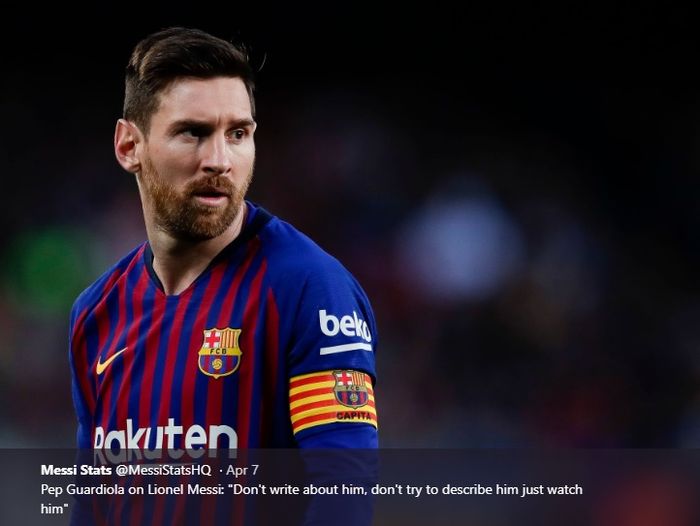 Megabintang Barcelona, Lionel Messi