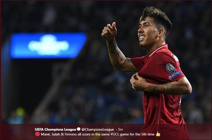 Penyerang Liverpool, Roberto Firmino