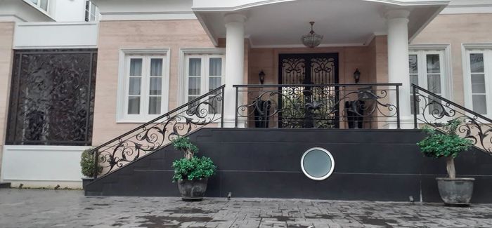 Rumah Andre Taulany di kawasan Bintaro Sektor 2, Pesanggrahan, Jakarta Selatan, Minggu (21/4/2019).