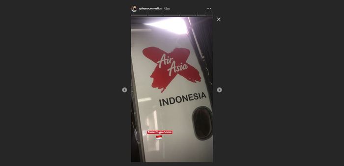 Unggahan instastory Sylvano Comvalius pada hari Selasa (23/4/2019).