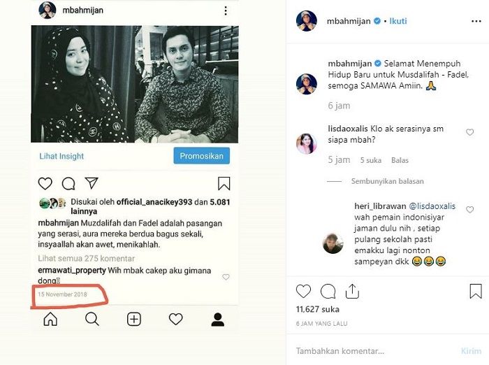 Mbah Mijan bongkar aura positif dari Muzdalifah dan Fadel Islami