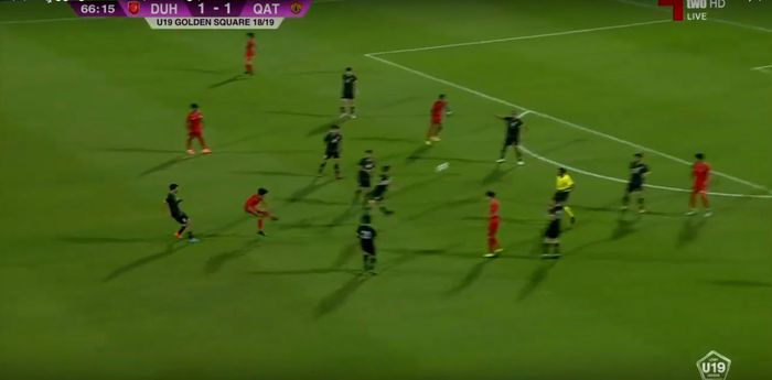 Cuplikan gol Al-Duhail U-19 Khuwailid Mustafa Ibrahim saat melawan Qatar SC U-19 pada babak semifinal Piala Golden Box di Stadion Al-Wakrah, Qatar, Jumat (26/4/2019) malam waktu setempat.