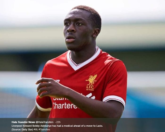 Striker muda Liverpool, Bobby Adekanye