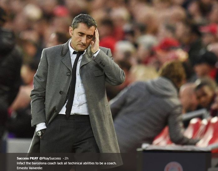 Pelatih Barcelona, Ernesto Valverde