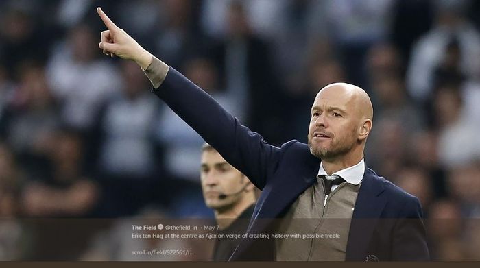 Pelatih Ajax Amsterdam, Erik ten Hag.