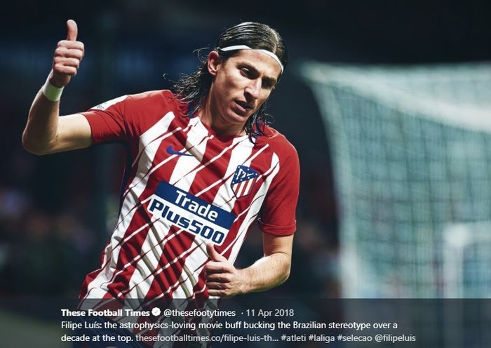 Bek kiri Atletico Madrid, Filipe Luis