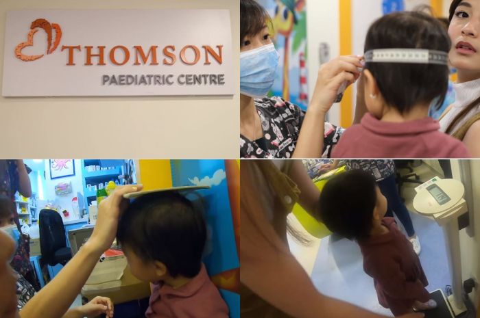 Proses pemeriksaan sebelum Nastusha divaksin.