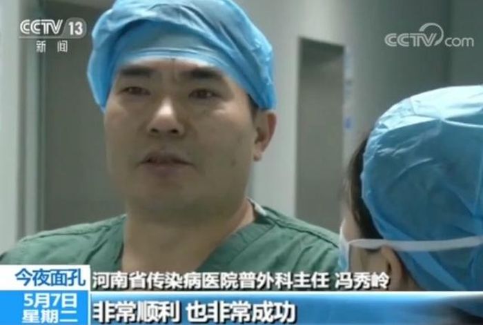 Feng ketika berbicara pada media.