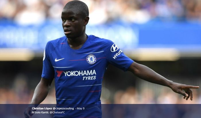 Pemain tengah Chelsea, N'Golo Kante