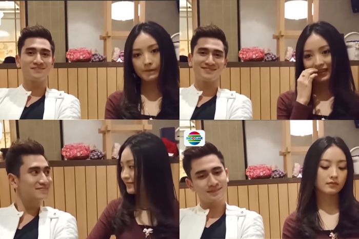 Reaksi Verrell Bramasta dan Natasha Wilona saat ditanya fans.