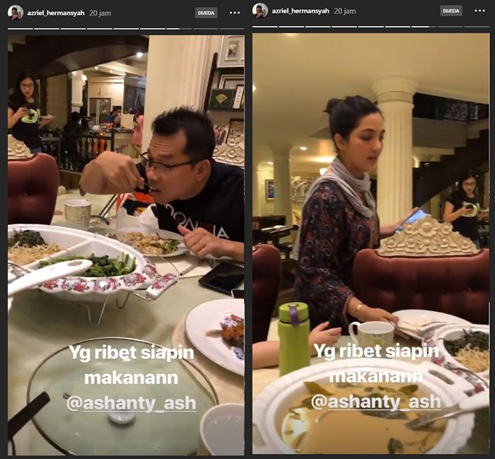 Kesibukan Ashanty saat buka puasa