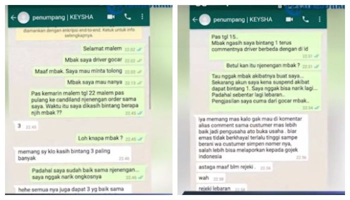 Beri bintang satu ke sopir taksi online, seorang wanita pemandu lagu dibully netizen dan dipecat perusahaannya