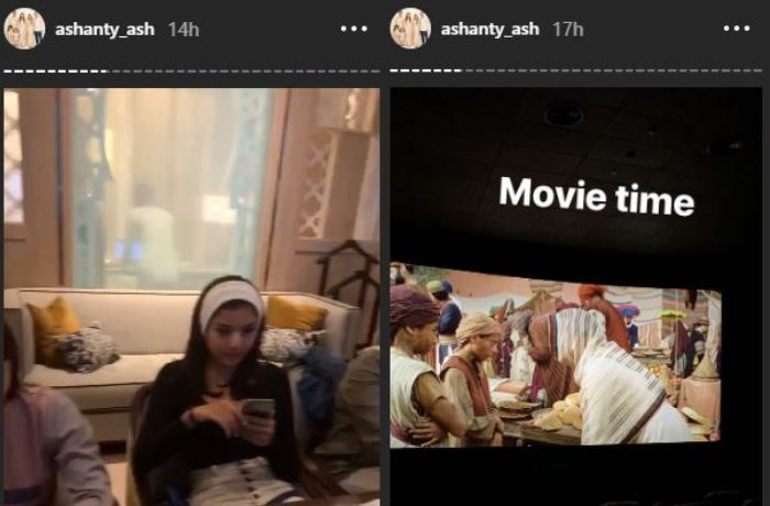 Ashanty mengunggah momen bersama keluarganya.