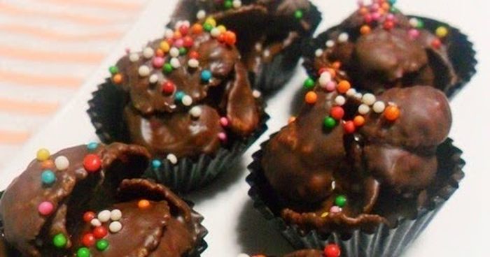 Kue Kering cornflakes coklat