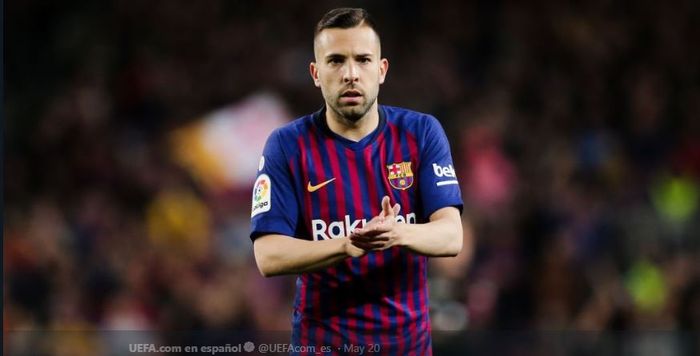 Bek kiri FC Barcelona, Jordi Alba.