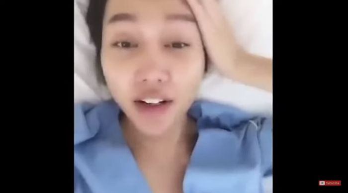 Video yang diduga Lucinta Luna usai melakukan operasi kelamin.  