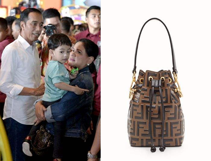 Koleksi tas mewah iriana Jokowi - Fendi Mon Tresor 