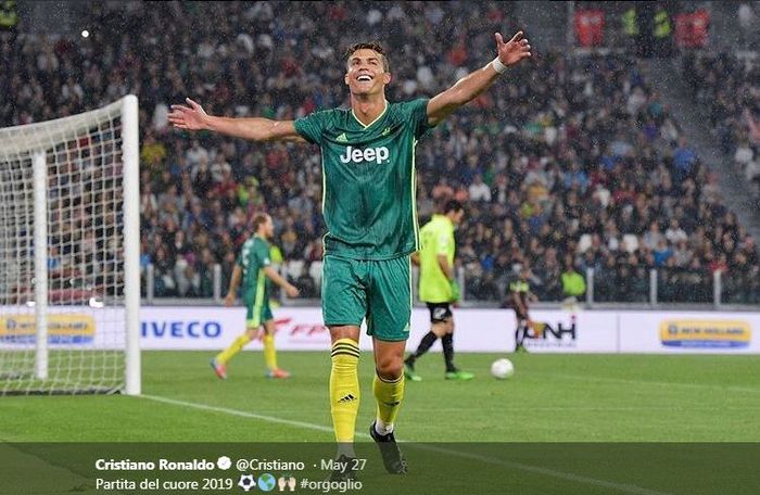 Megabintang Juventus, Cristiano Ronaldo.