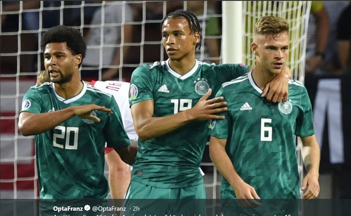 Jerman mengalahkan Belarusia 2-0 pada matchday 3 Kualifikasi Euro 2020, Sabtu (8/6/2019) di Barysaw.