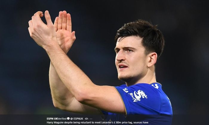 Bek tengah Leicester City, Harry Maguire