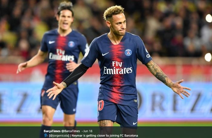 Penyerang sayap Paris Saint-Germain, Neymar Jr