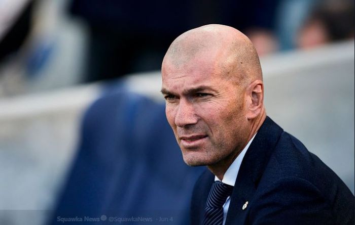 Pelatih Real Madrid, Zinedine Zidane.