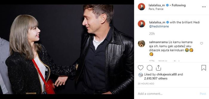 Lisa foto dengan Hedi Slimane