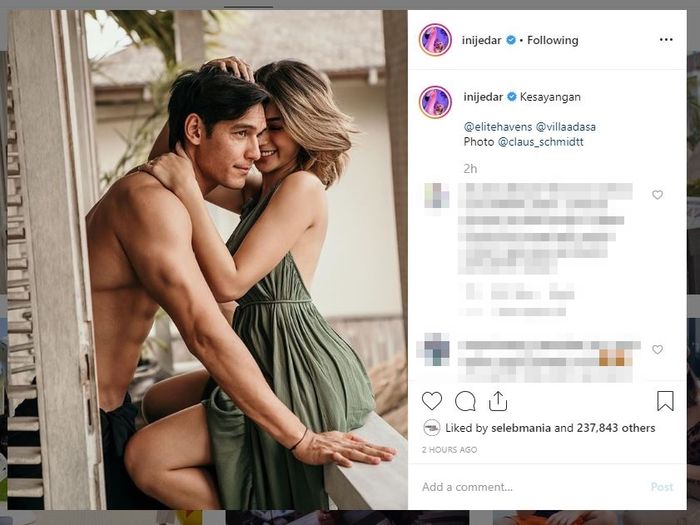 Tangkapan layar unggahan Jessica Iskandar.