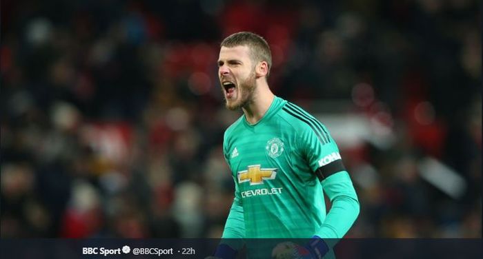 Kiper Manchester United dan timnas Spanyol, David de Gea.