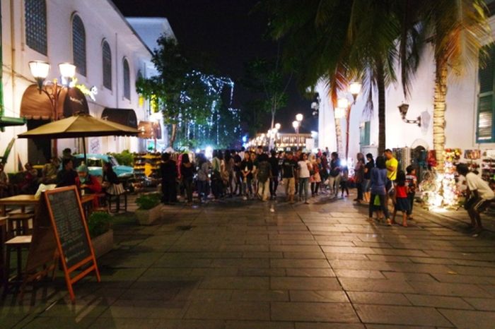 Susana pedestrian di Kota Tua