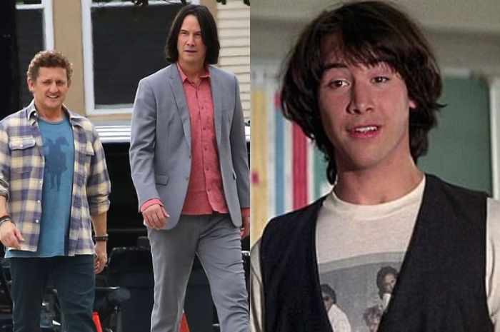 Kolase keanu saat mainkan peran ted masa kini dan sekarang 