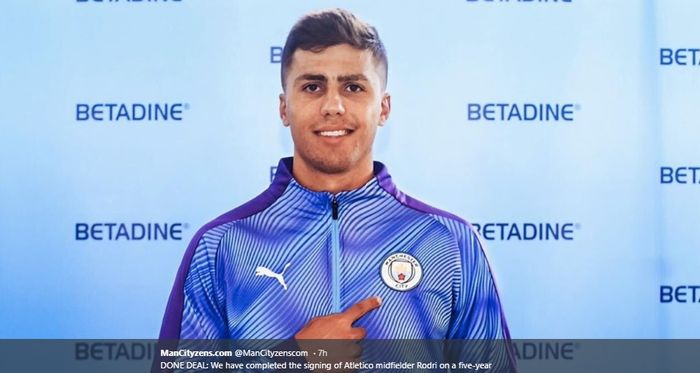 Pemain baru Manchester City, Rodrigo Hern&aacute;ndez Cascante