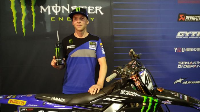 Pembalap MXGP dari tim Monster Yamaha Factory, Romain Febvre