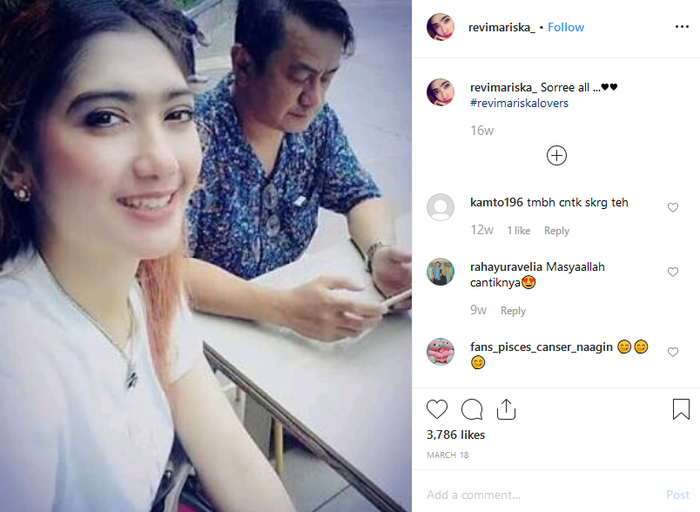 Revi Mariska bersama suaminya