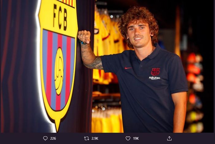 Pemain baru Barcelona, Antoine Griezmann