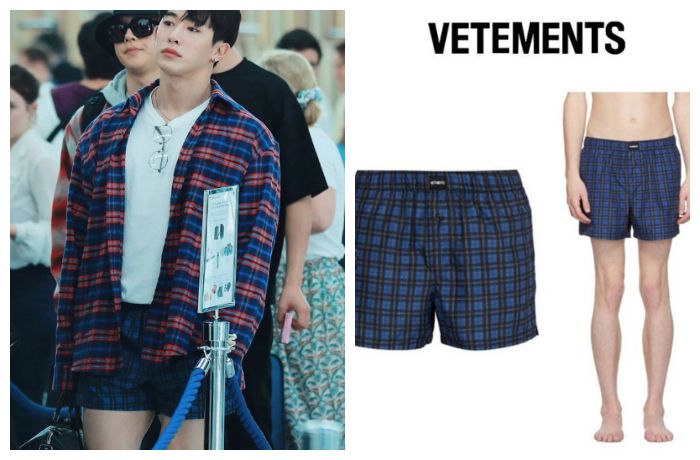 Penampilan Wonho di bandara Incheon, Korea Selatan.