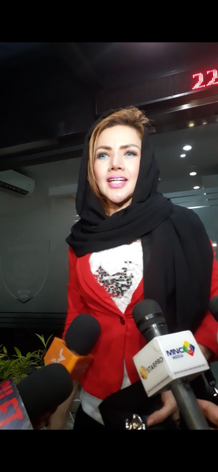 Barbie Kumasari saat ditemui Grid.ID di Polda Metro Jaya, Rabu (17/7/2019).