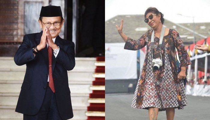 B.J Habibie dan susi Pudjiastuty