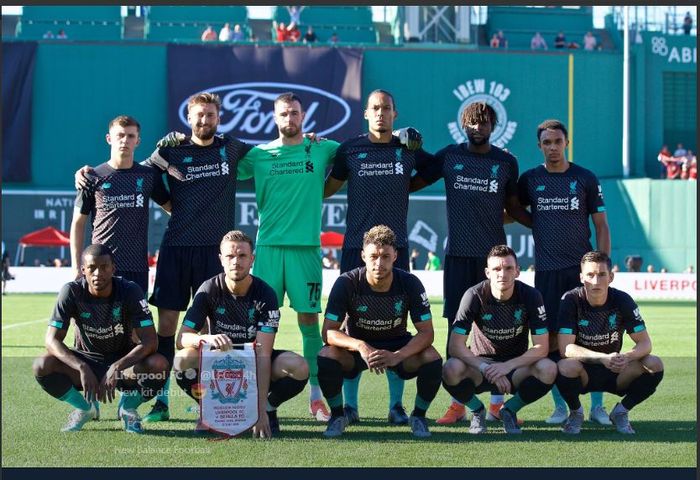 Skuad Liverpool dalam duel pramusim International Champions Cup 2019.