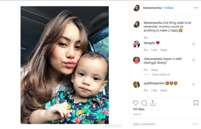 5 Pesona Anak Tiri Nunung, Ibu Satu Anak yang Cantik dan Kece!