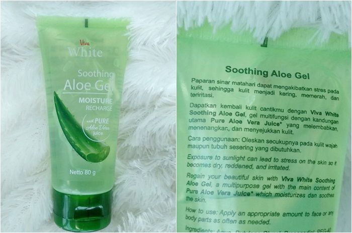 Soothing Aloe Gel Moisture Recharge with Pure Aloe Vera Juice