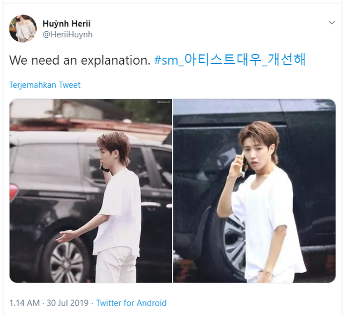 RenJun NCT dibairkan kehujanan