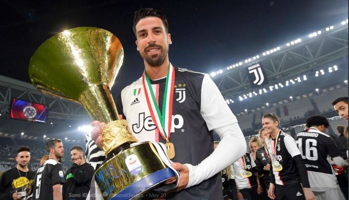 Gelandang Juventus, Sami Khedira.